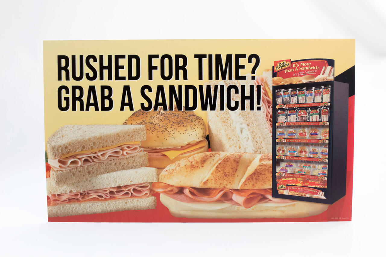 Deli Express Adhesive Signage Shapco Printing